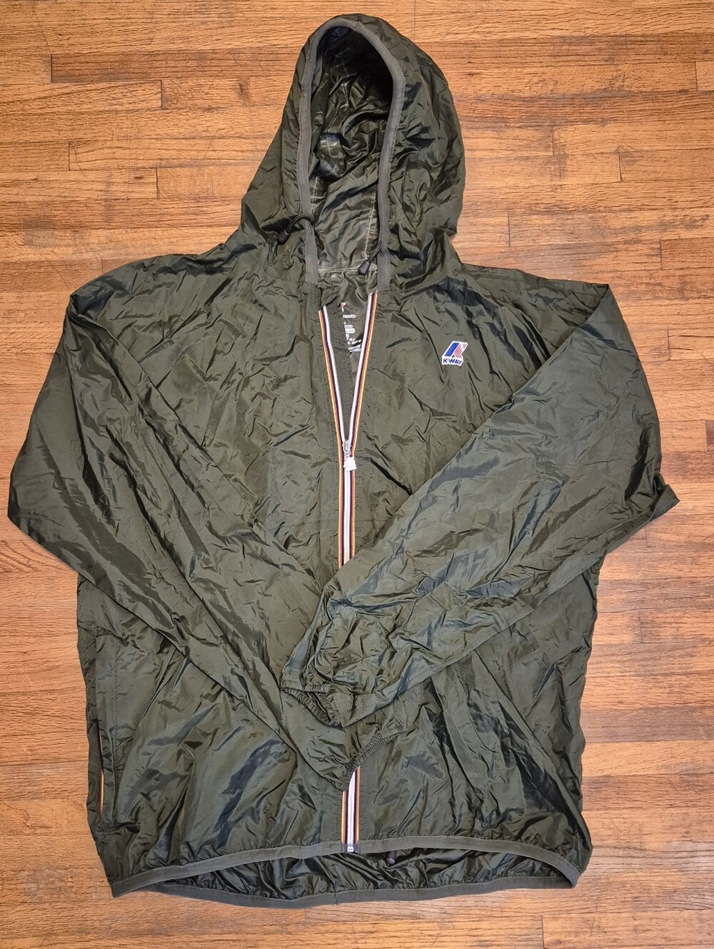 K-WAY Green Packable Jacket